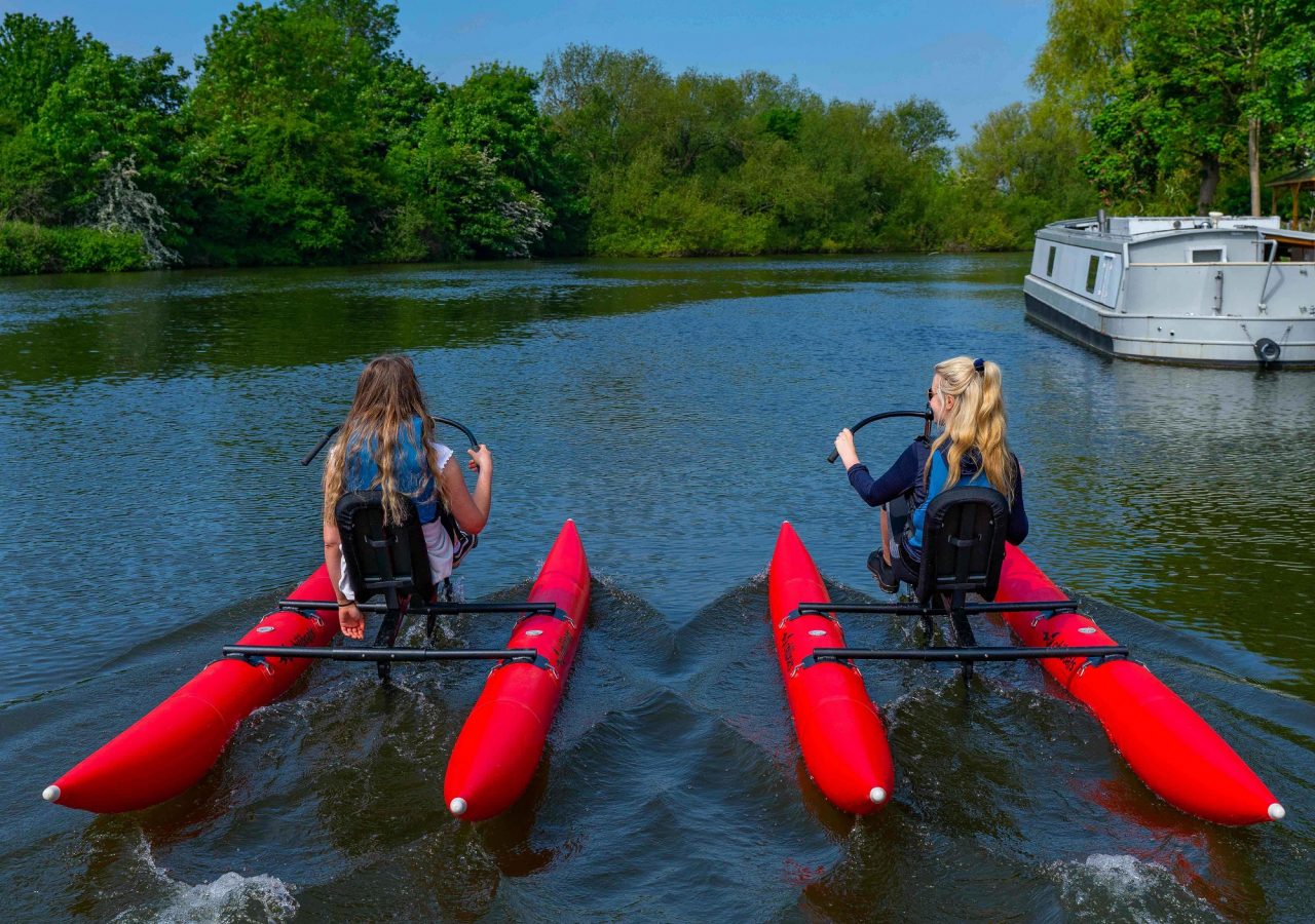 Water Bike Hire Rent water bicycles on the River Thames Kayak Hire