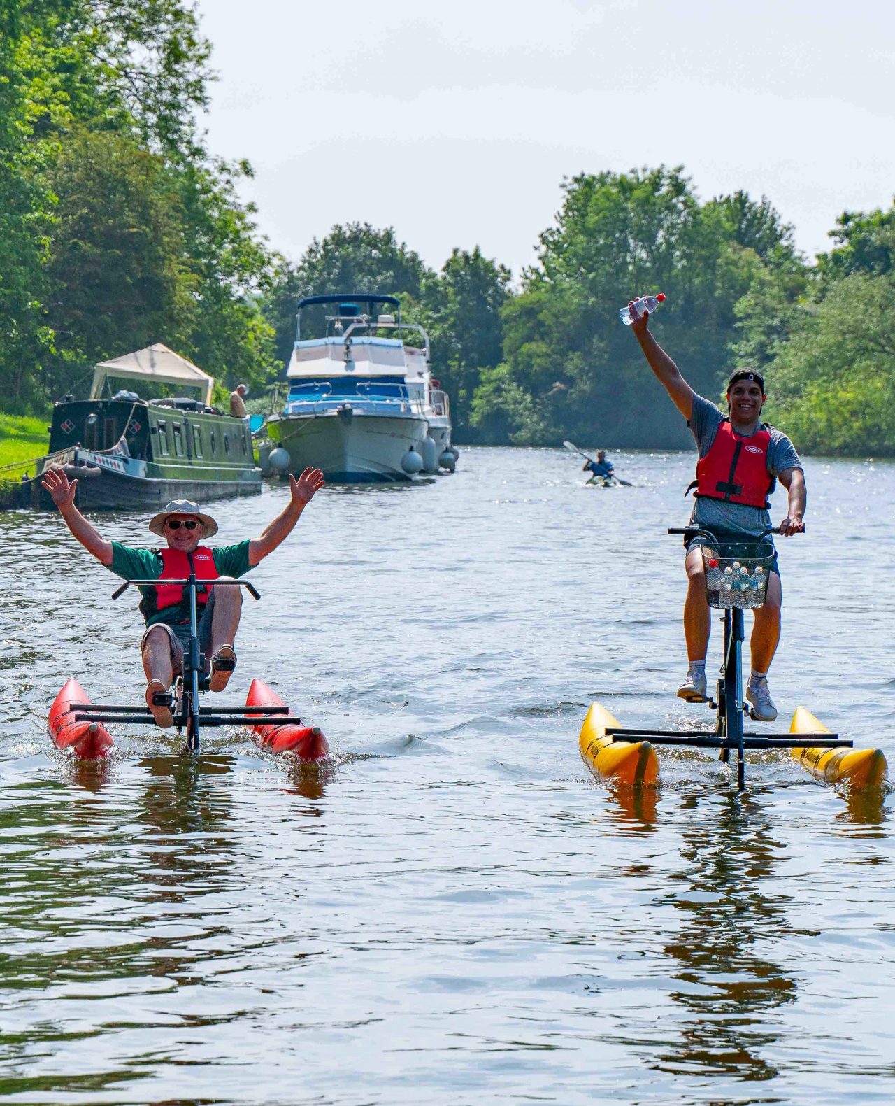 Water Bike Hire Rent water bicycles on the River Thames Kayak Hire